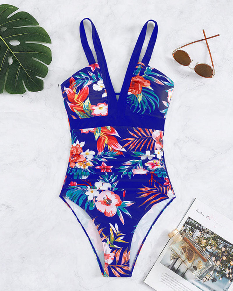 Lavinia - Chic Floral One-Piece