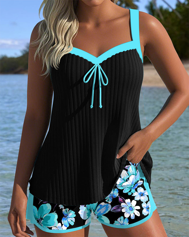 Eleanor – Printed Tankini Set