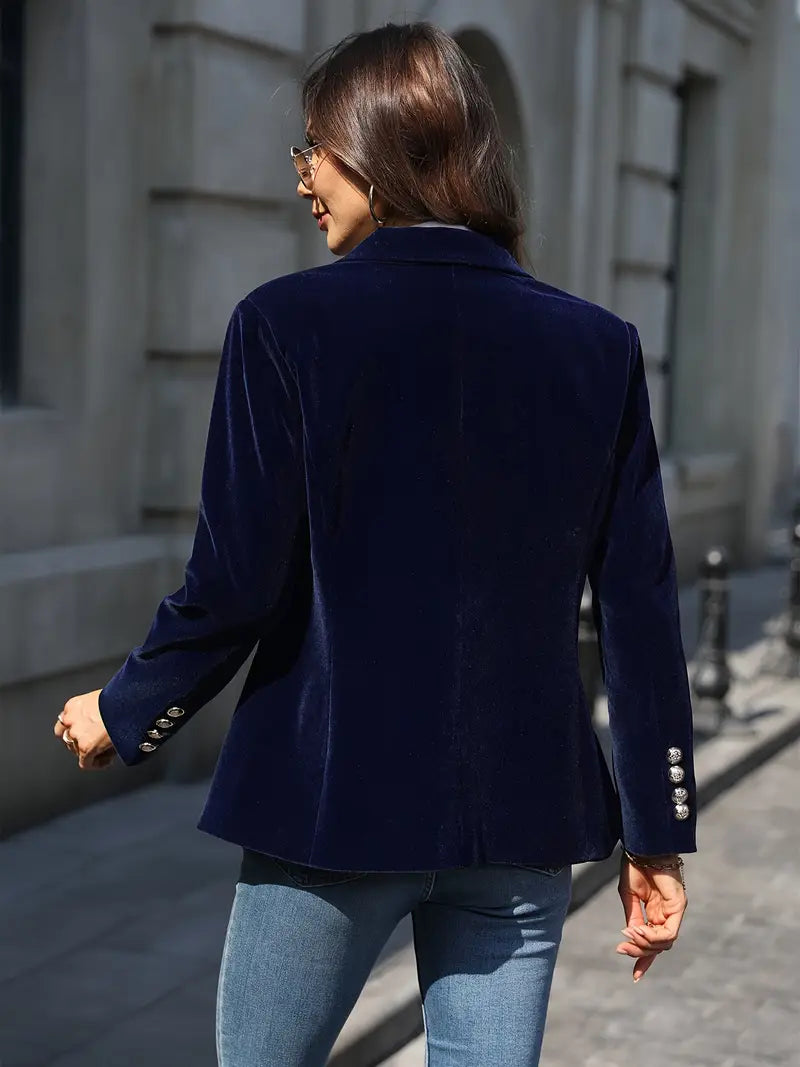 Selene | Tailored Velvet Blazer