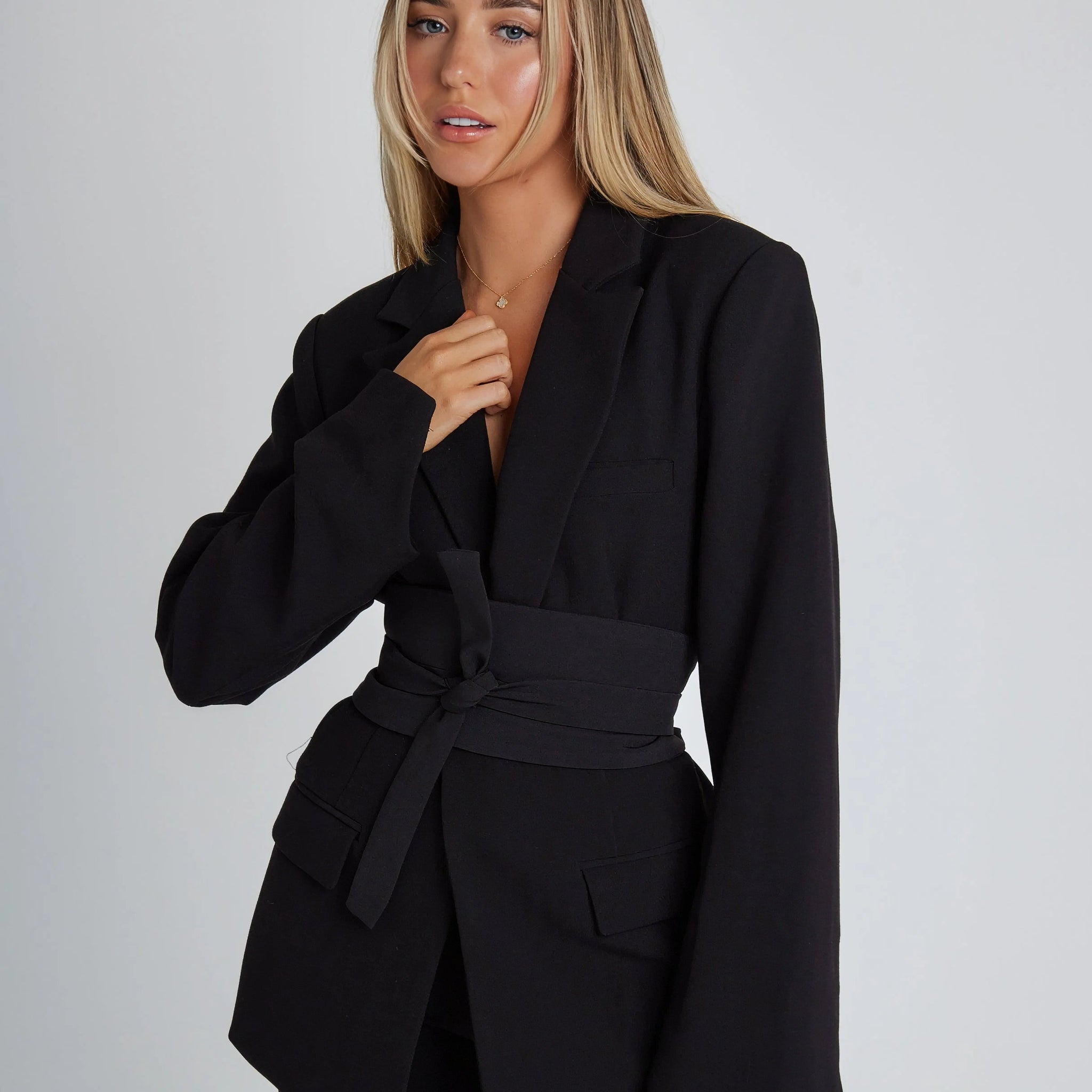 Maddy | Belted Blazer