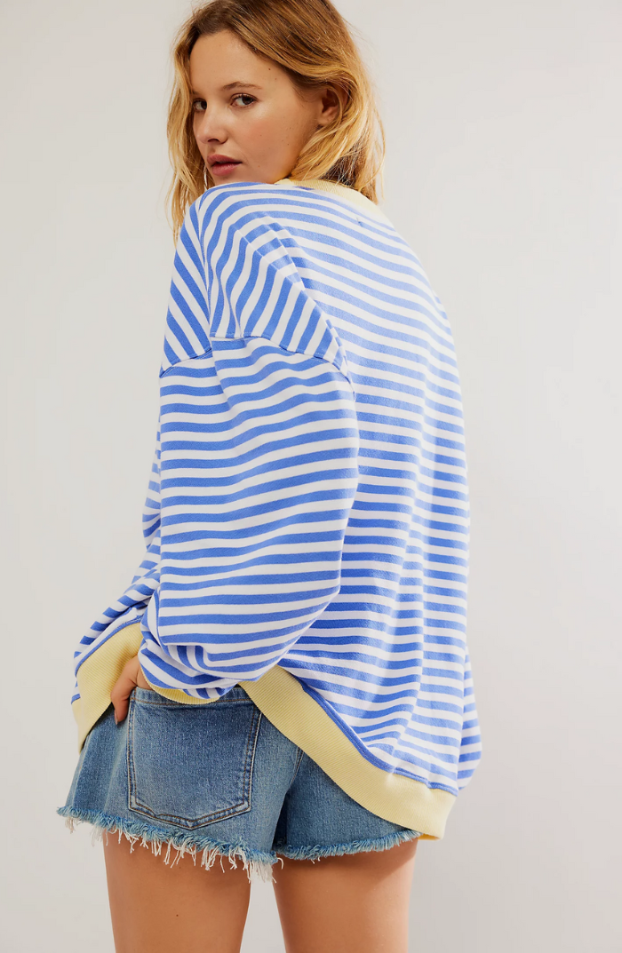 Amber | Oversized Striped Jumper