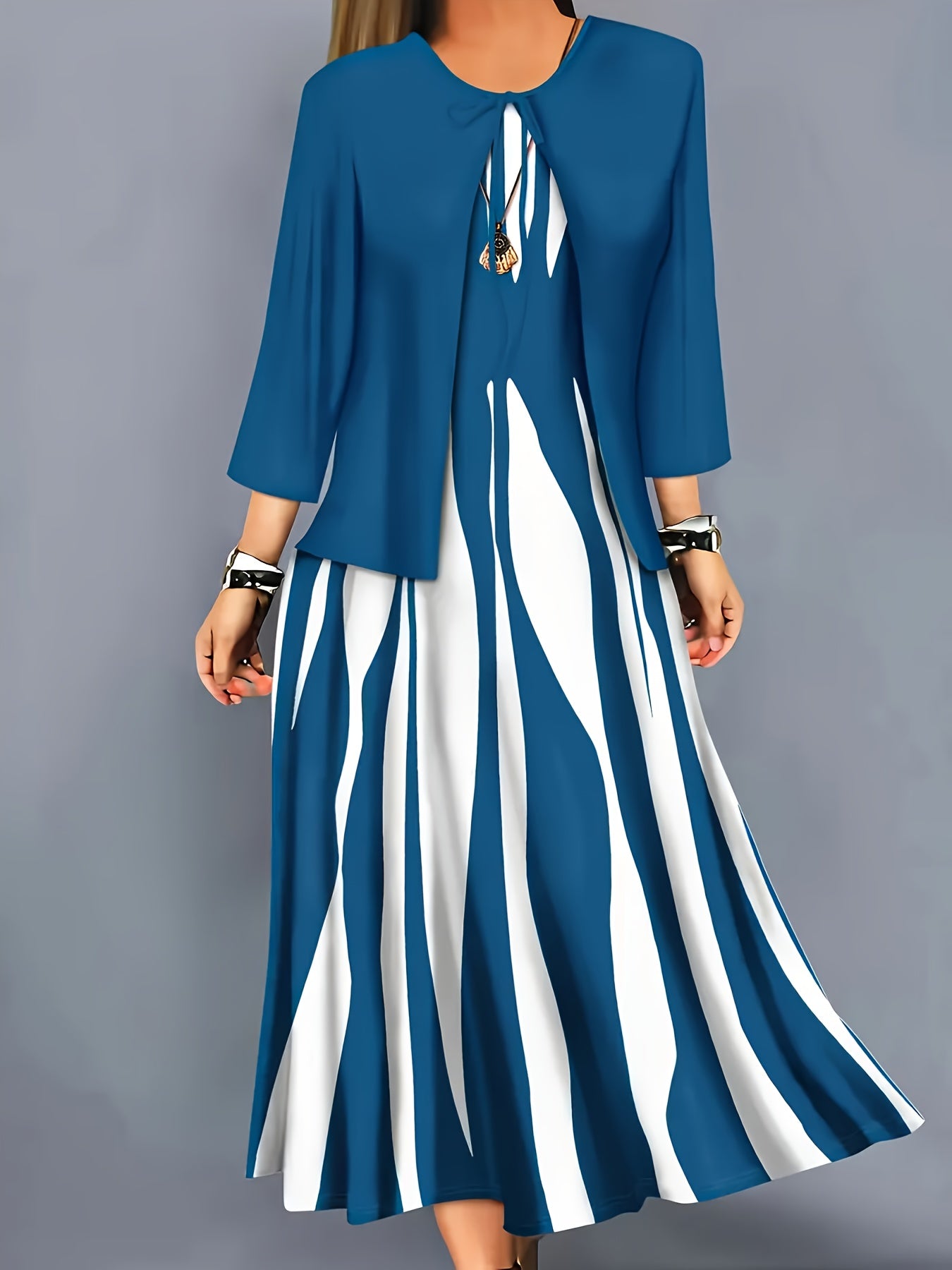 Margeret - Elegant two-piece  Dress Set