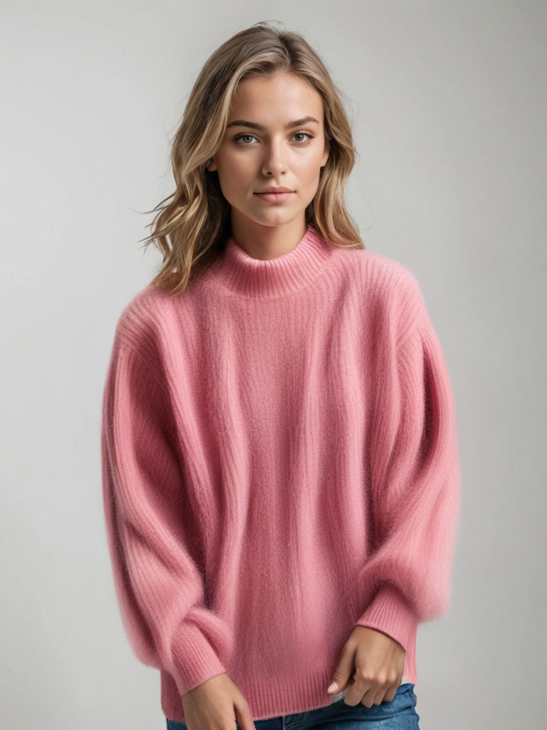 Emma | Knitted Fluffy Sweater