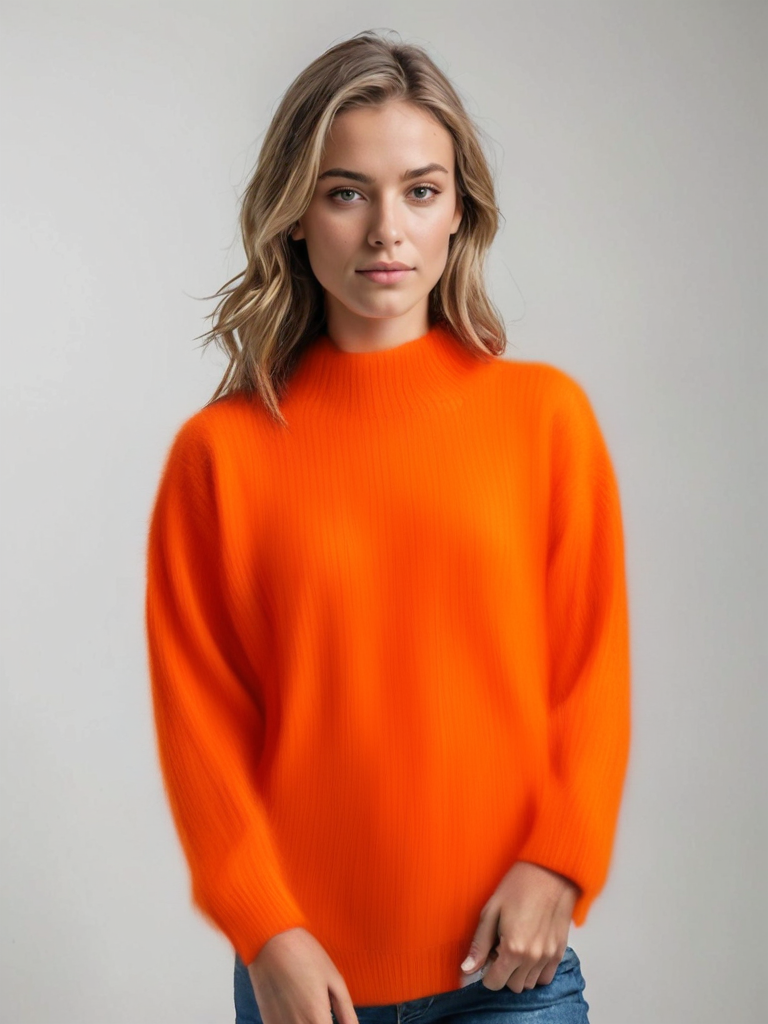 Emma | Knitted Fluffy Sweater