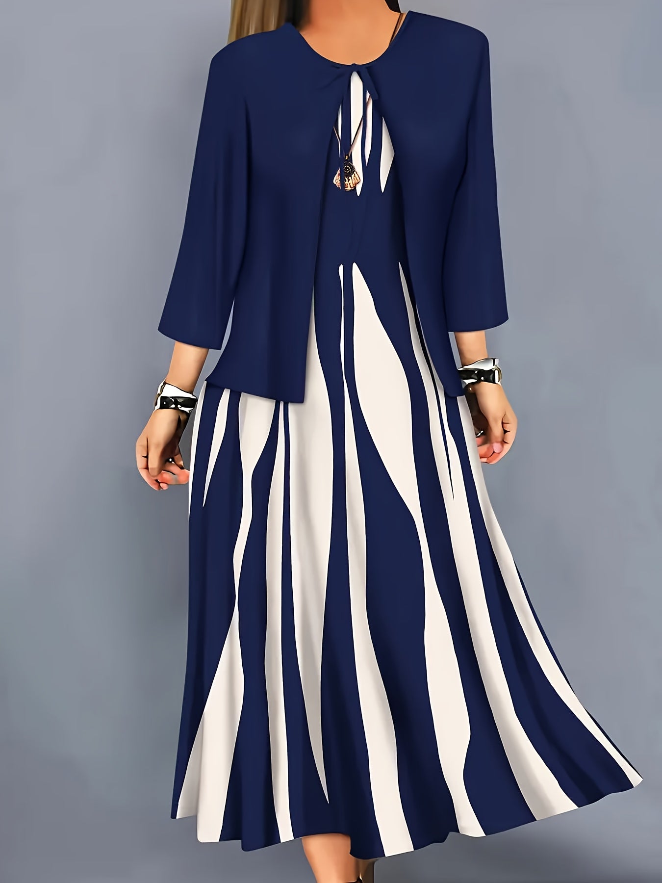 Margeret - Elegant two-piece  Dress Set