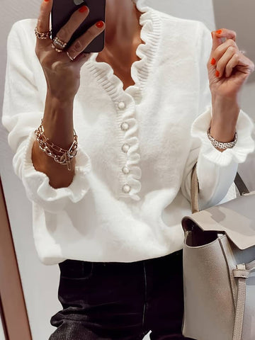 Daisy | Ruffled Luxury Blouse