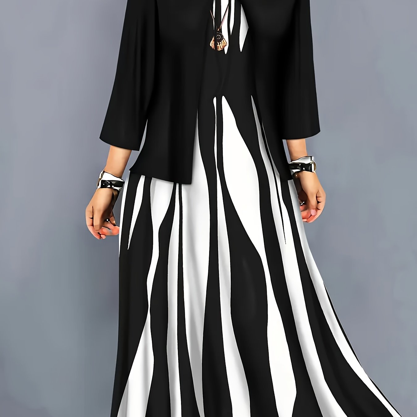 Margeret - Elegant two-piece  Dress Set