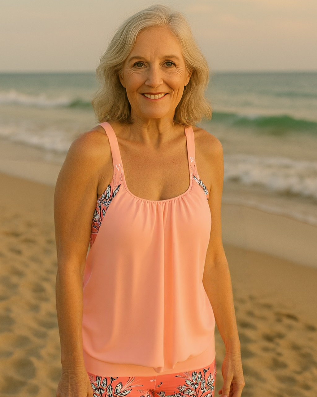 Ivy - Floral Print Classic Tankini