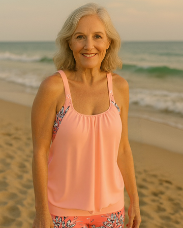 Ivy - Floral Print Classic Tankini