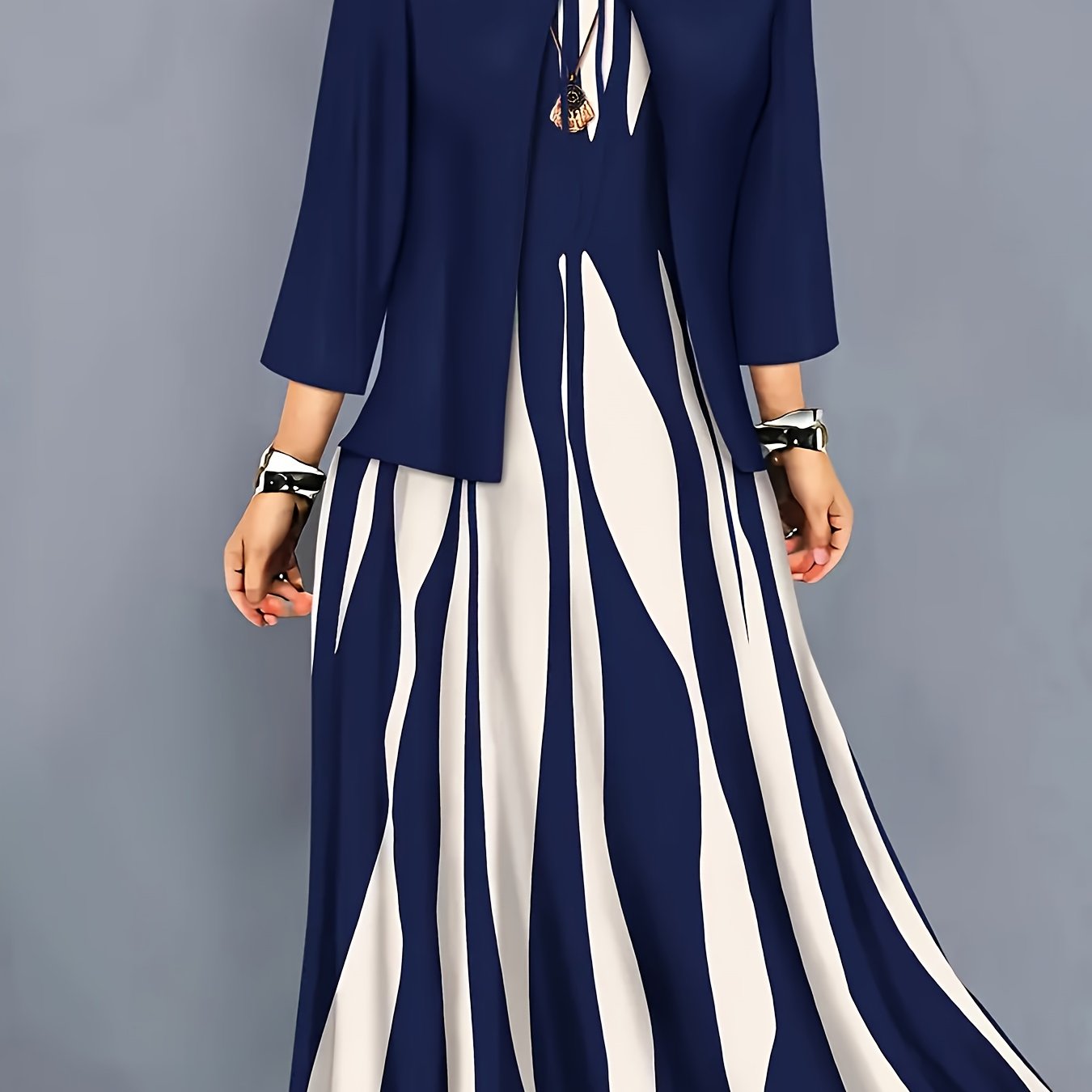 Margeret - Elegant two-piece  Dress Set