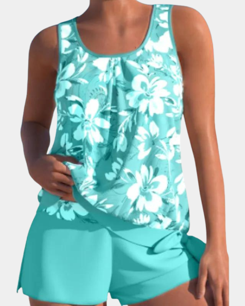 Winifred - Floral Tankini Set