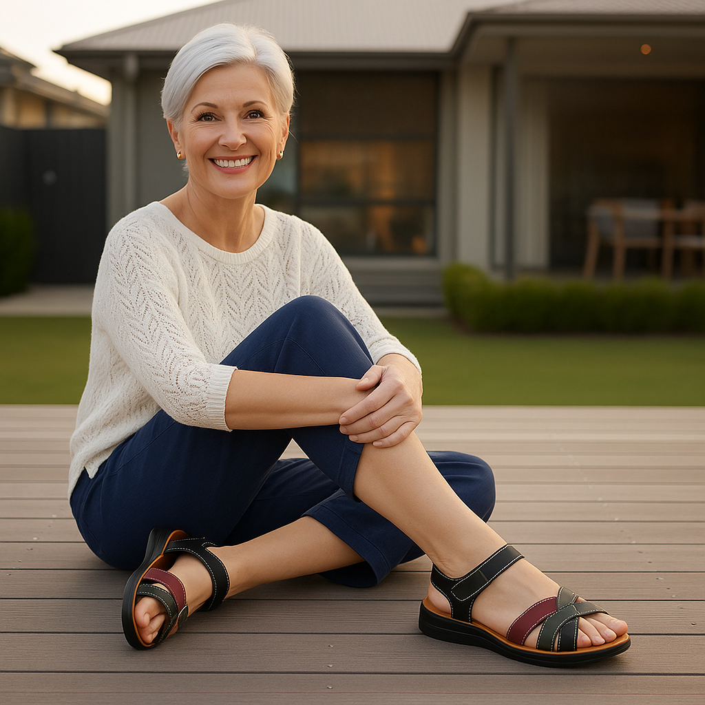 FloralLift™ Comfort Sandals – Designed for All-Day Support & Style