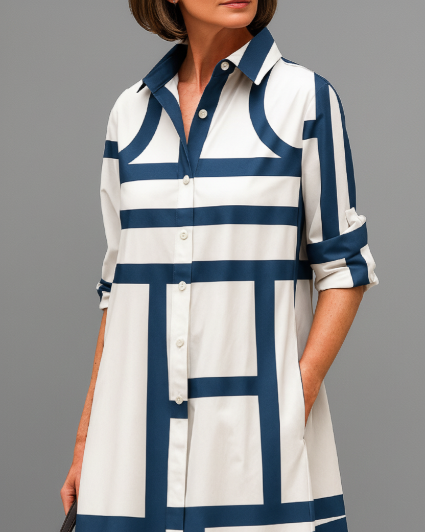 Jania – Elegant Midi Dress for Effortless Style