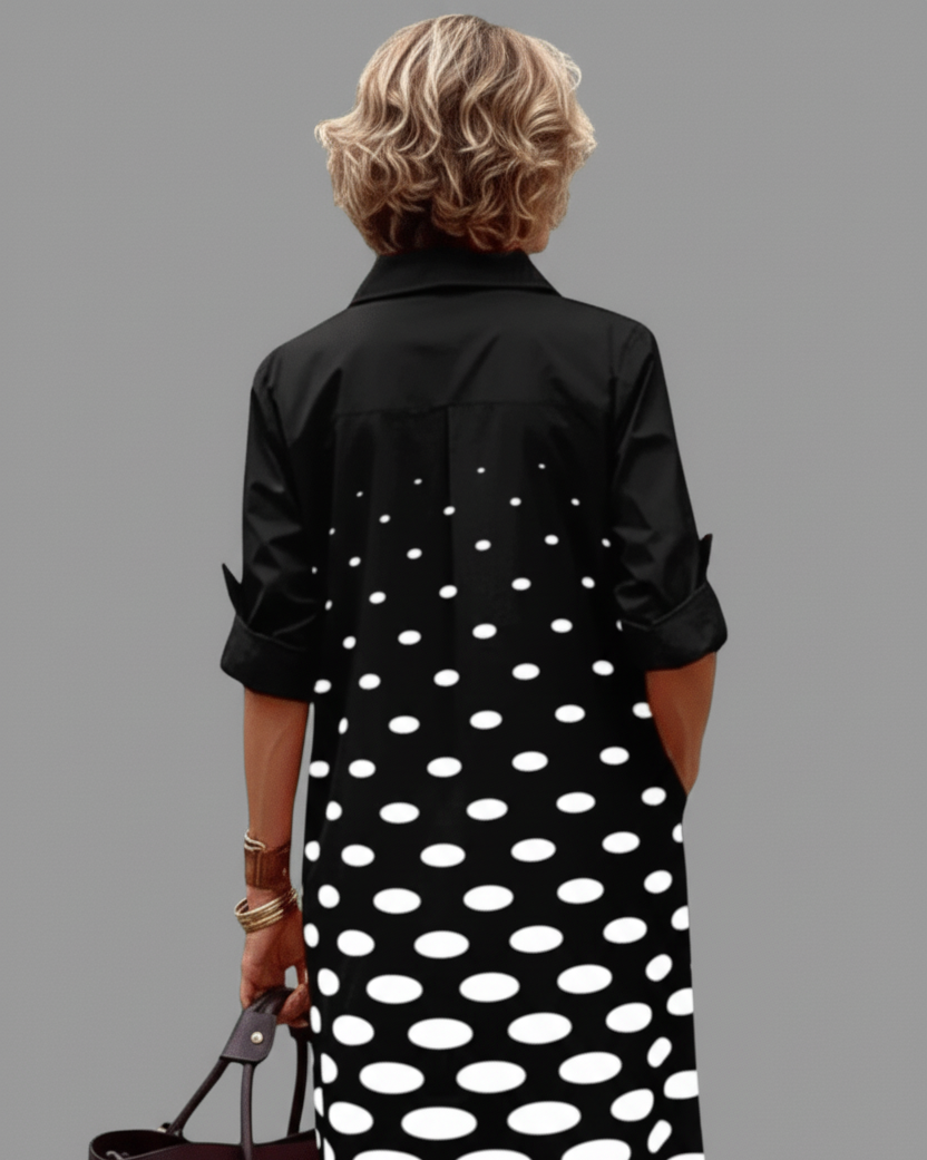 Yassie – Luxe Midi Dress with Elegant Design