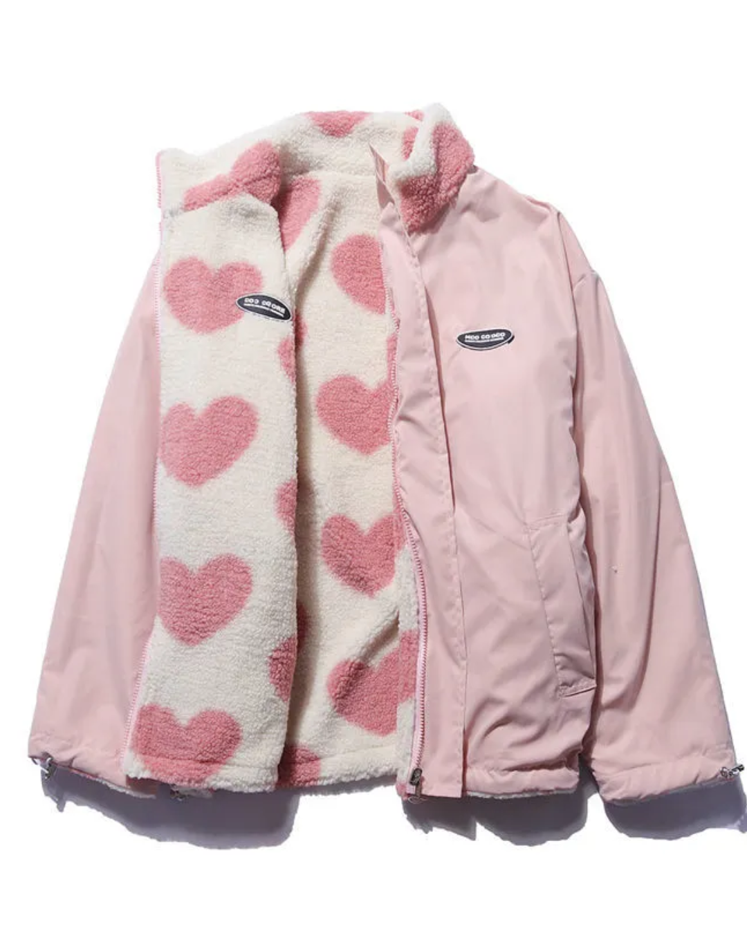 Alison | Double Sided Heart Coat