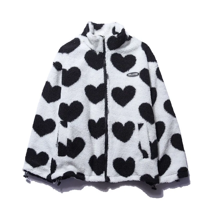 Alison | Double Sided Heart Coat