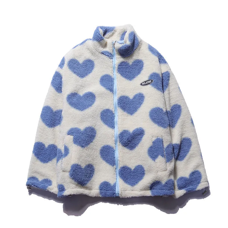 Alison | Double Sided Heart Coat