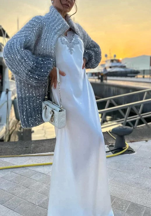 Iris | Glitter Cardigan