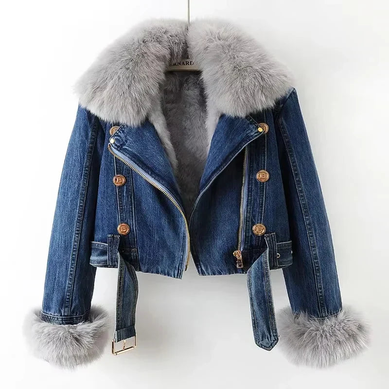 Diana | Luxurious Denim Jacket
