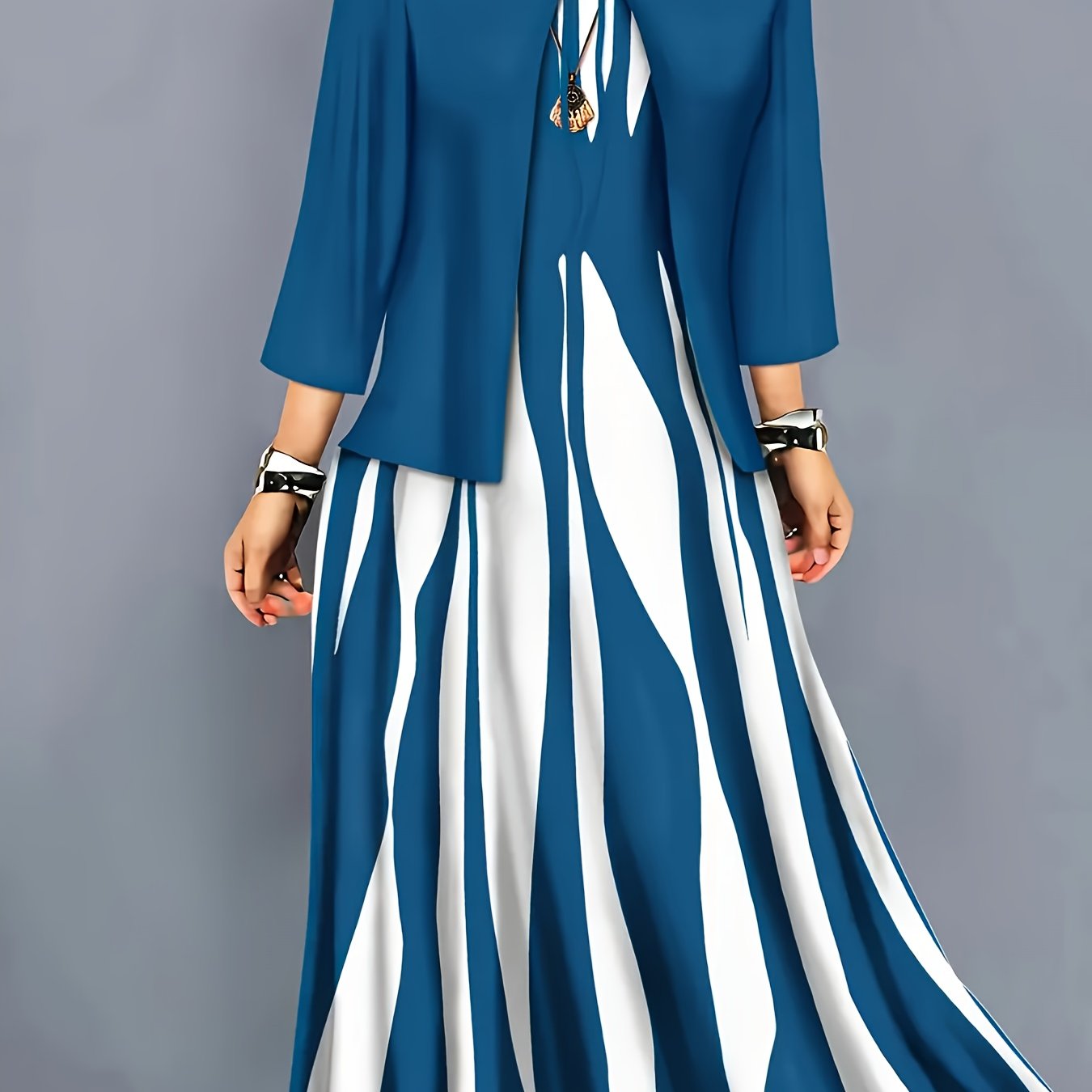 Margeret - Elegant two-piece  Dress Set