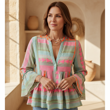 Sirenia - Boho Printed Top