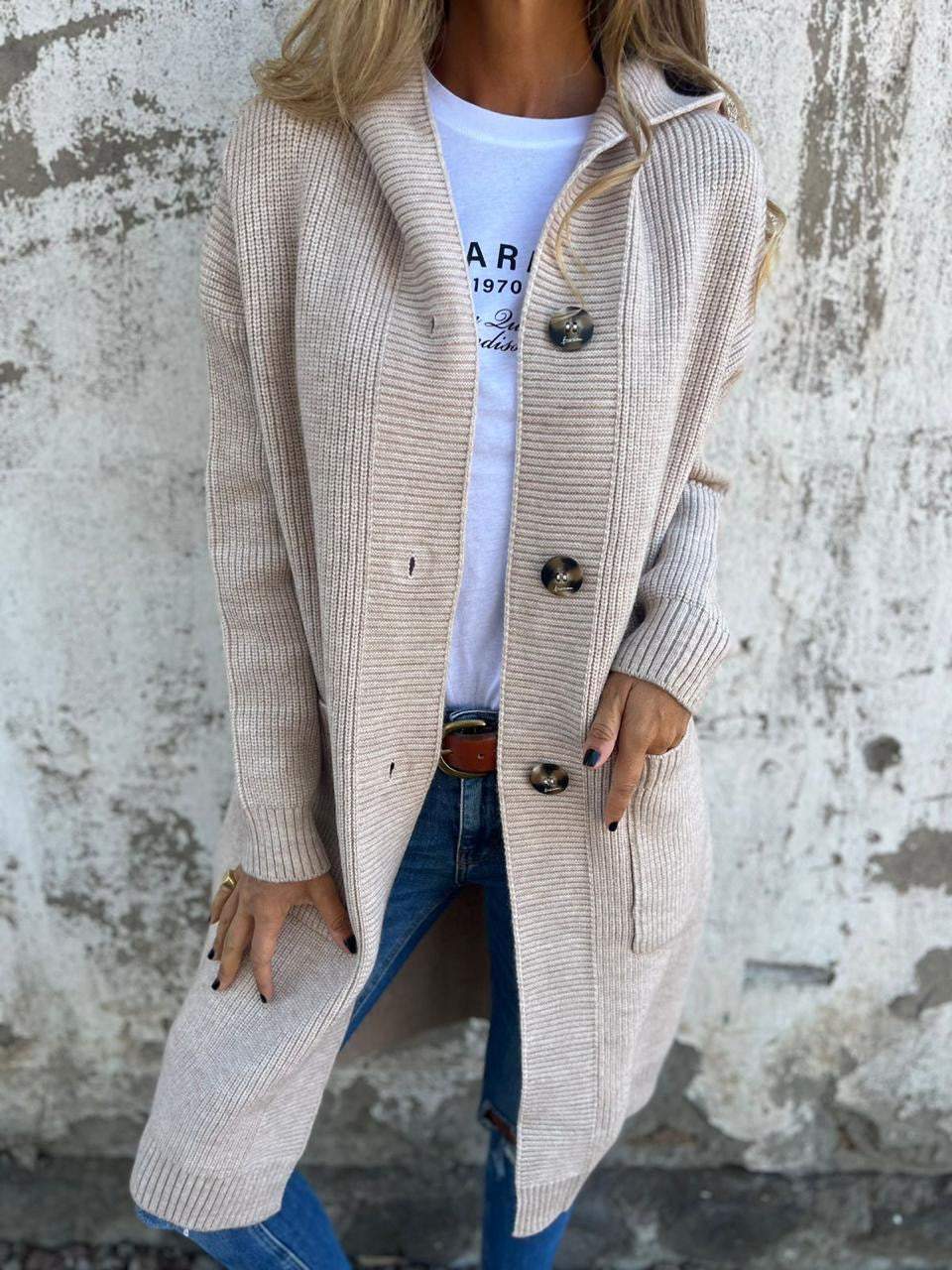 Layla | Long Buttoned Jacket
