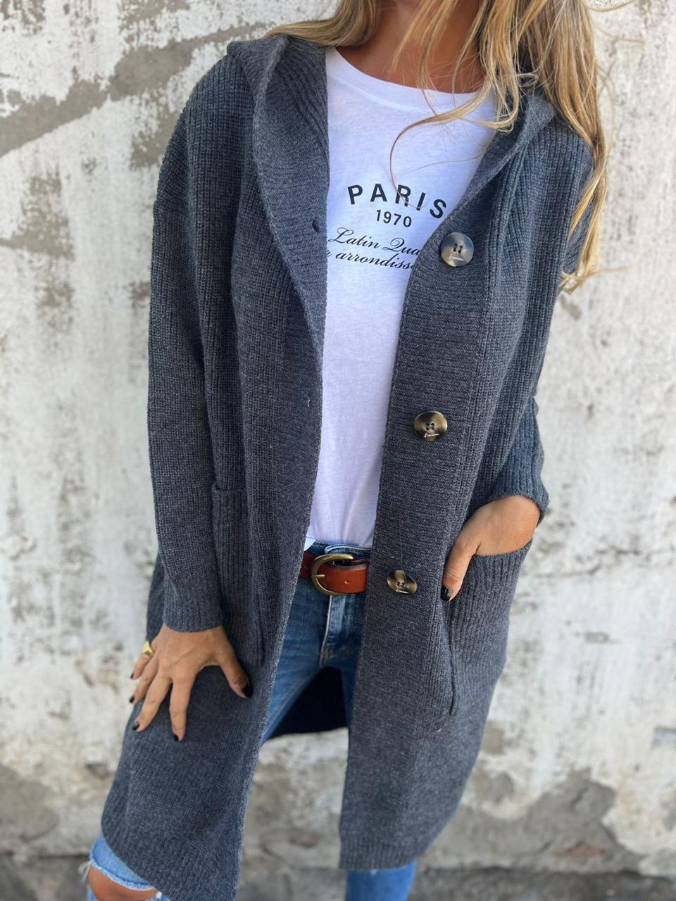Layla | Long Buttoned Jacket